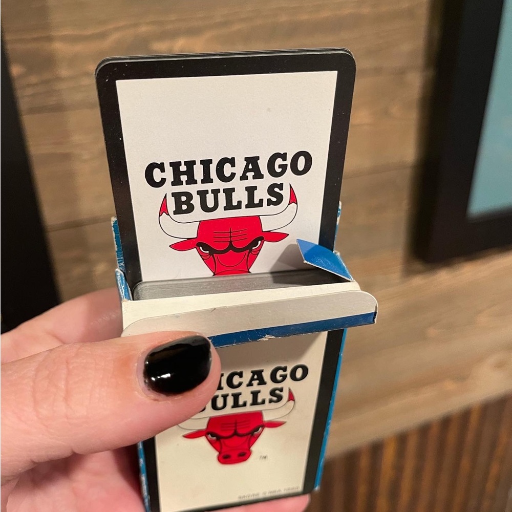 Vintage Chicago Bulls playing cards